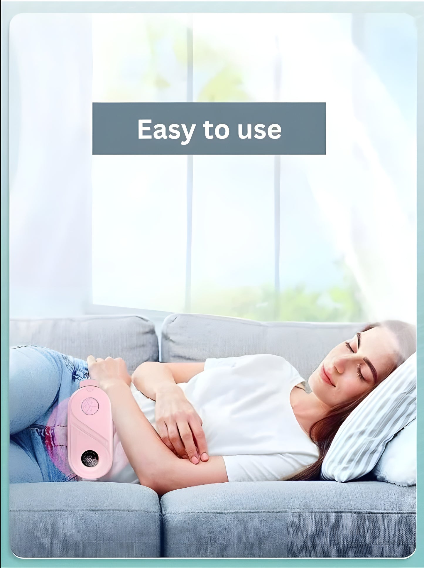Period Cramp Relief Belt (Heat + Vibration)