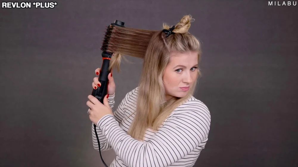 One Step Hot Air Hair Dryer & Volumizer with 3 in 1, Straightener Brush for All Hair Style