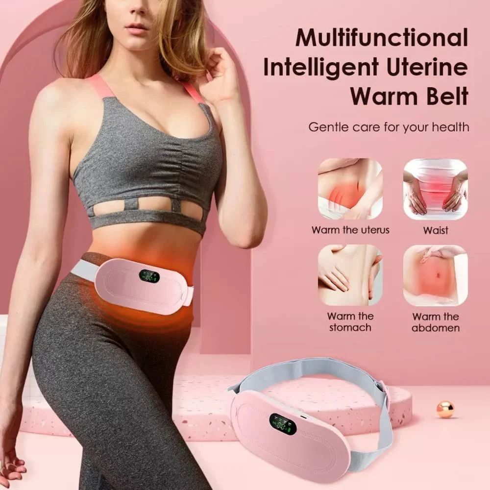 Period Cramp Relief Belt (Heat + Vibration)
