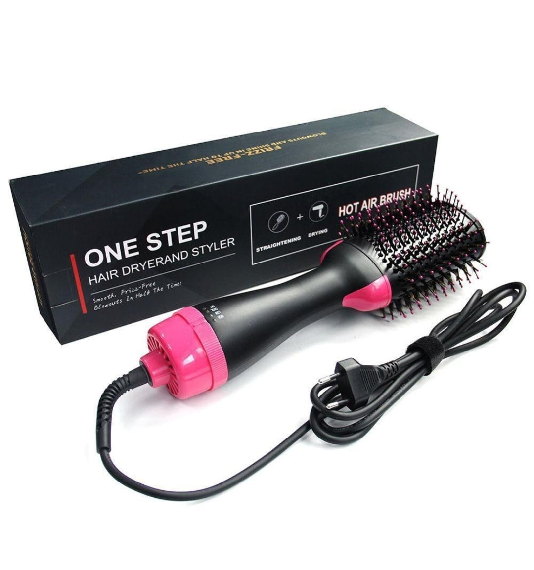 One Step Hot Air Hair Dryer & Volumizer with 3 in 1, Straightener Brush for All Hair Style